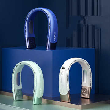 Cooling Digital Display Hanging Neck Fan