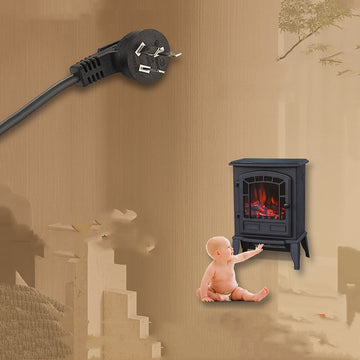 Home Office Electric Fireplace Heater