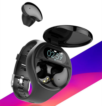 Pedometer Heart Rate Smart Watch Headset Combo