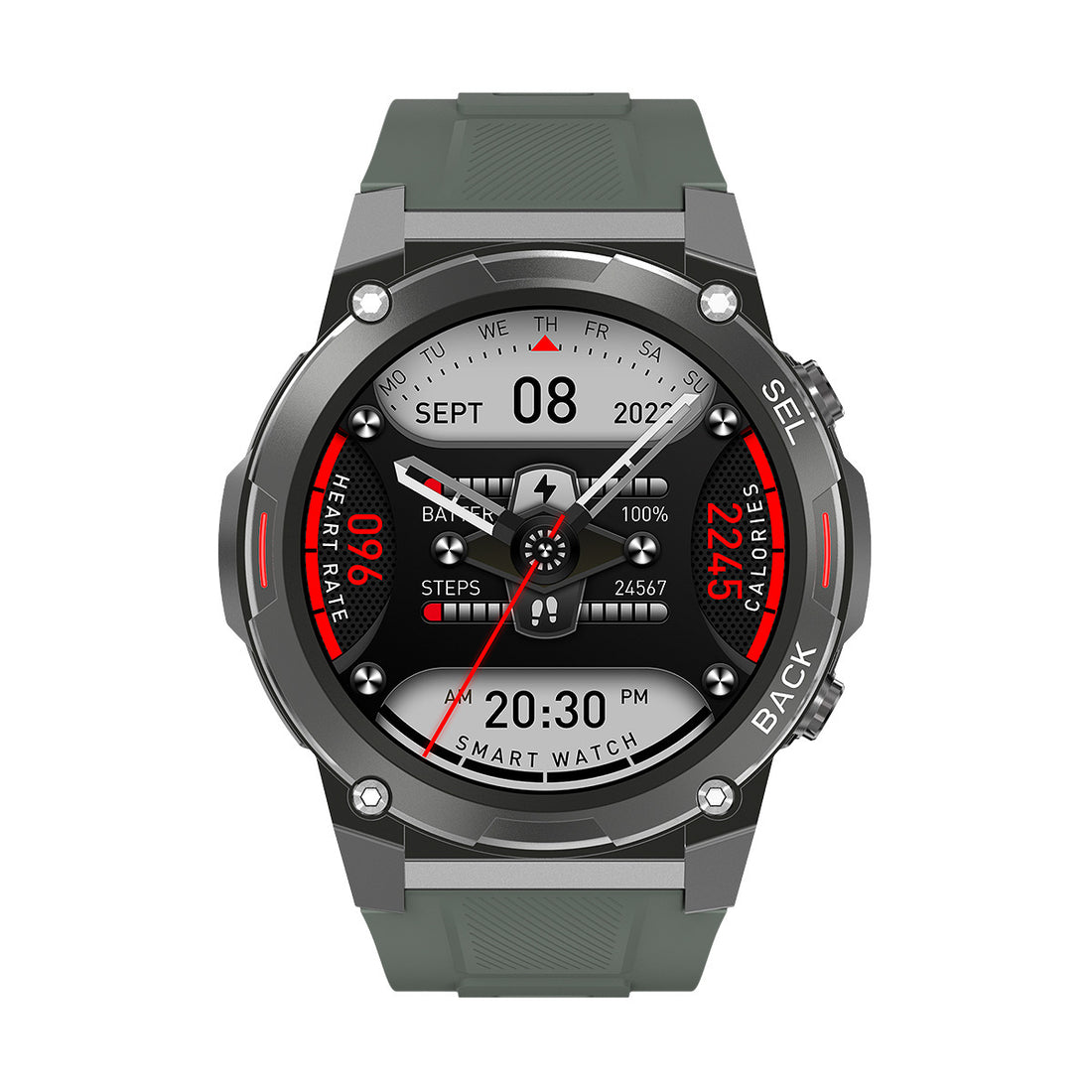 Anti-fall 143-inch Screen IP68 Waterproof Smart Watch