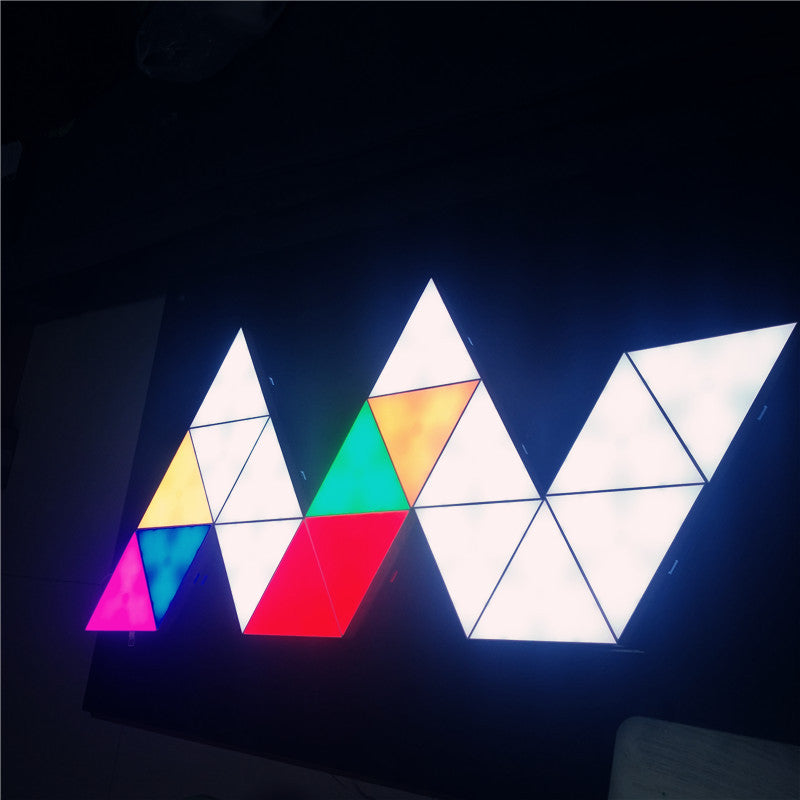 Triangle Patterned Light Lens Triangle Modular Lights Led Decorative Lights