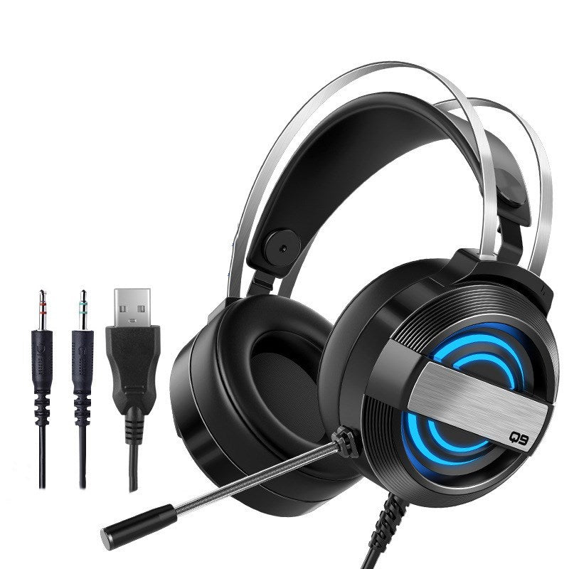 Head-mounted Wired Bluetooth Gaming Headset