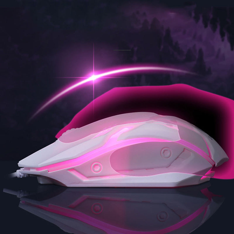 Glowing GTX300 Gaming Keyboard Mouse Set