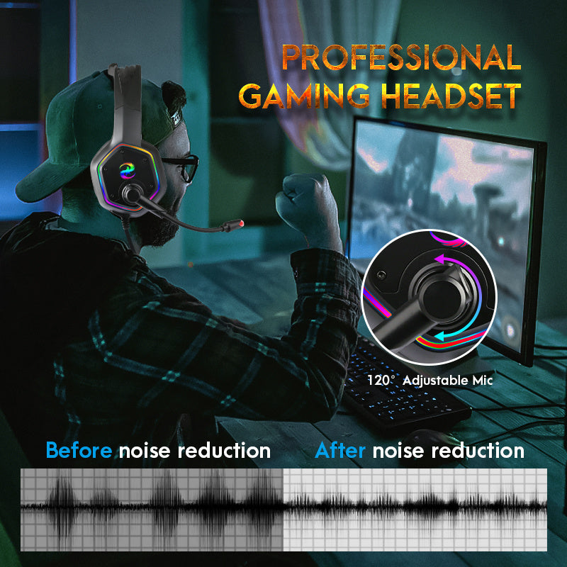 3D Sound Effect Gaming Headset