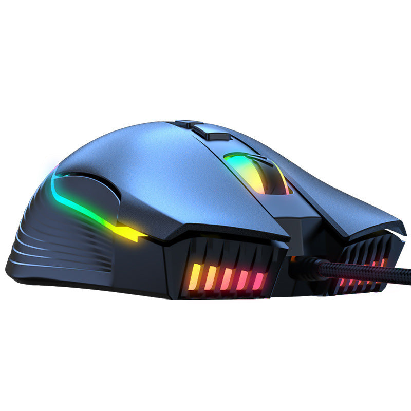 Seven-speed DPI Adjustable RGB Light Gaming Mouse