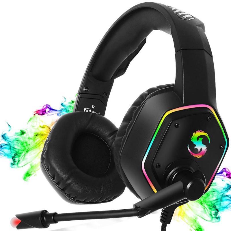 RGB Lighting Effect Gaming Headset