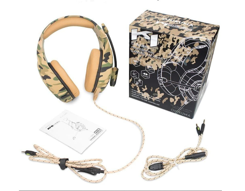 Camouflage Gaming Headset