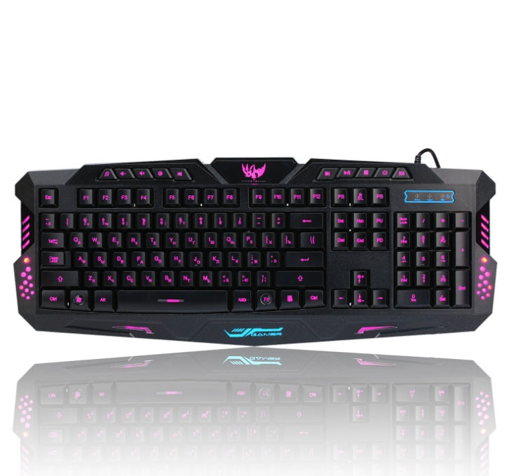 Backlight Wired Gaming Keyboard Set