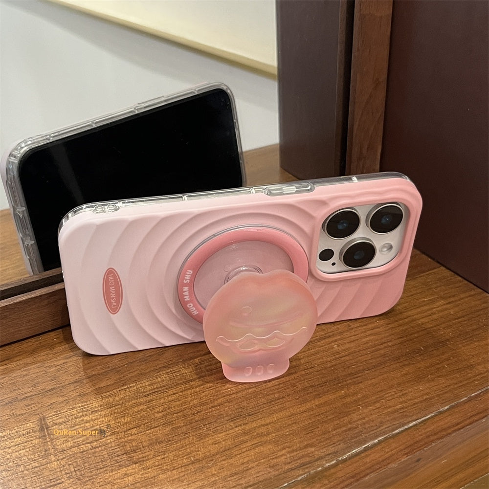Gradient Ripple Circle For iPhone Cases