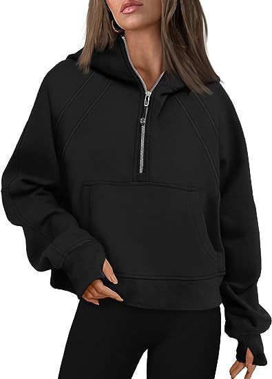Sport Tops Long Sleeve Pullover Zipper Sweaters