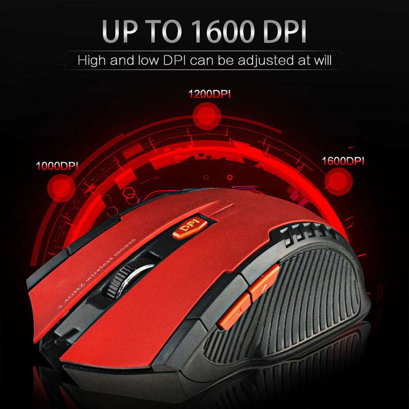 Wireless Gaming Ergonomic Optical Mouse