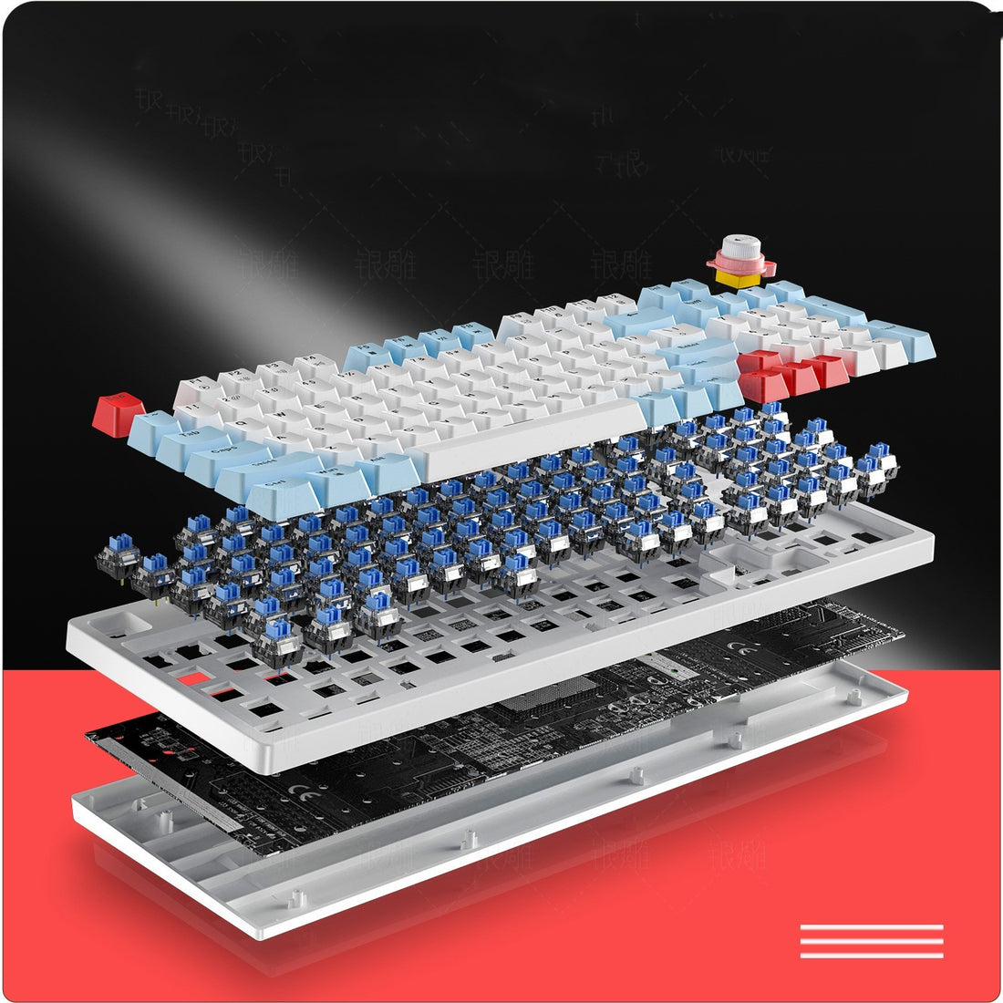 Luminous Mechanical Gaming 96 Keys Keyboard