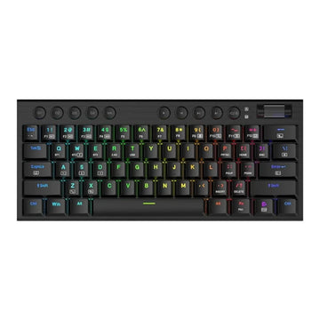 REDRAGON Horus Mini Pro 61Key Wireless Bluetooth Red Switch RGB Low Profile Gaming Mechanical Keyboard – Black