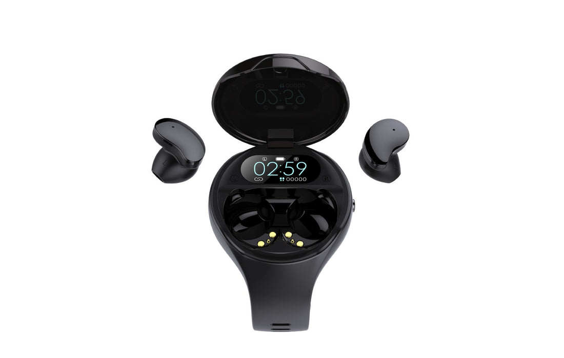 Pedometer Heart Rate Smart Watch Headset Combo
