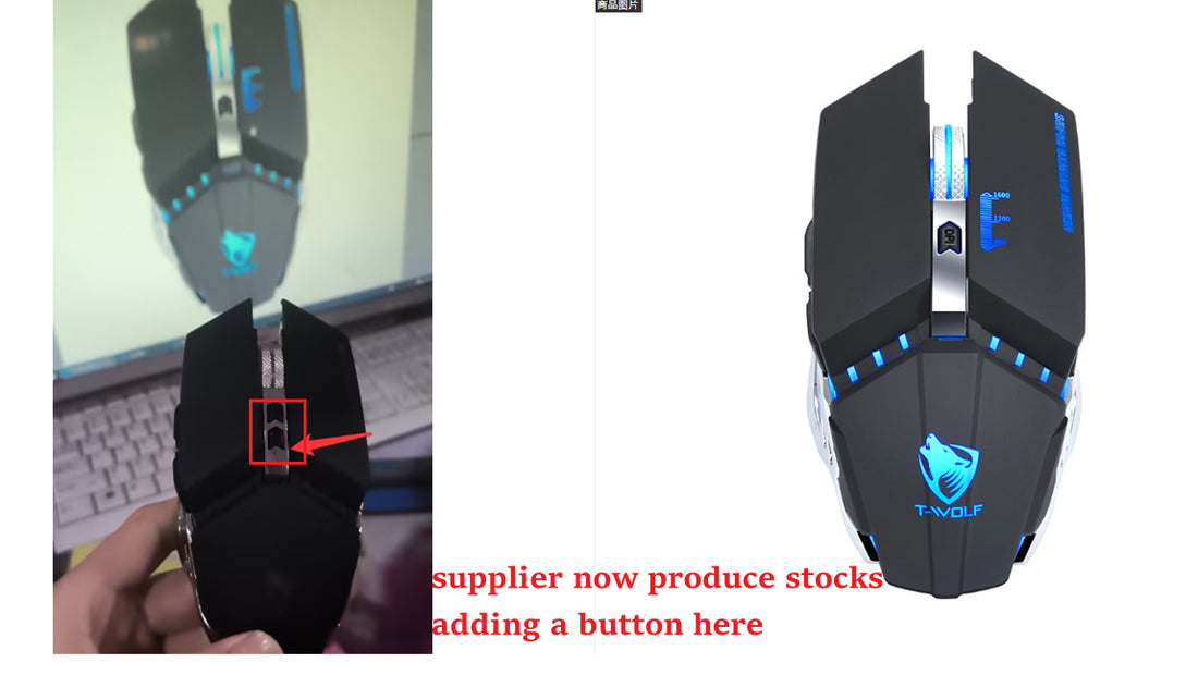 Wireless Glowing Gaming Mouse