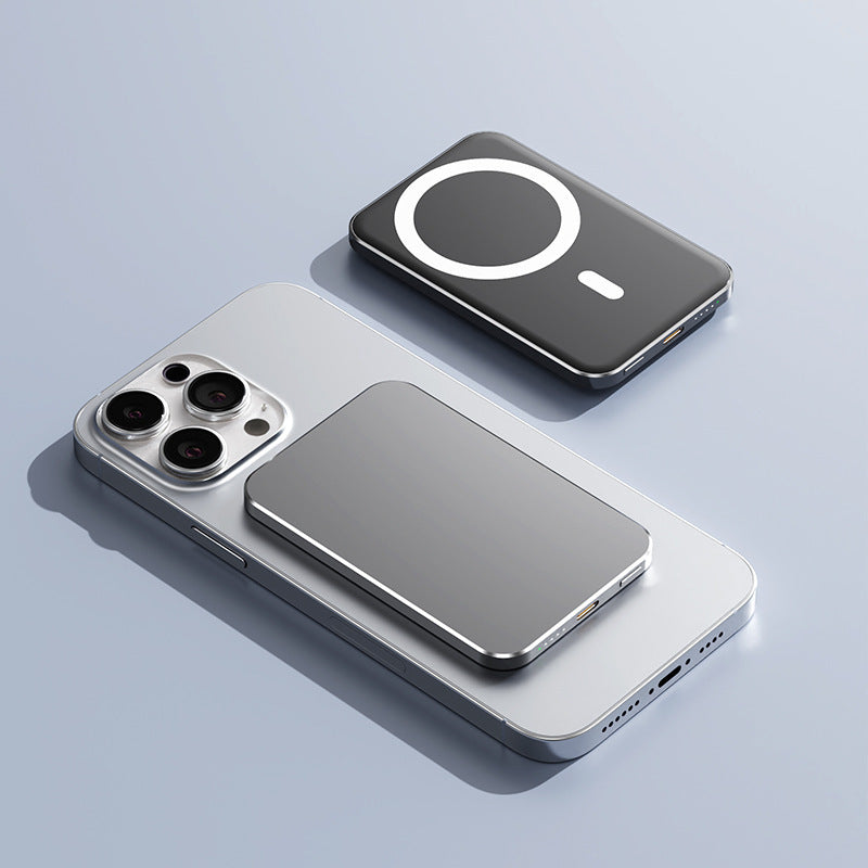 Magnetic Wireless Fast Charging Mobile Power Supply