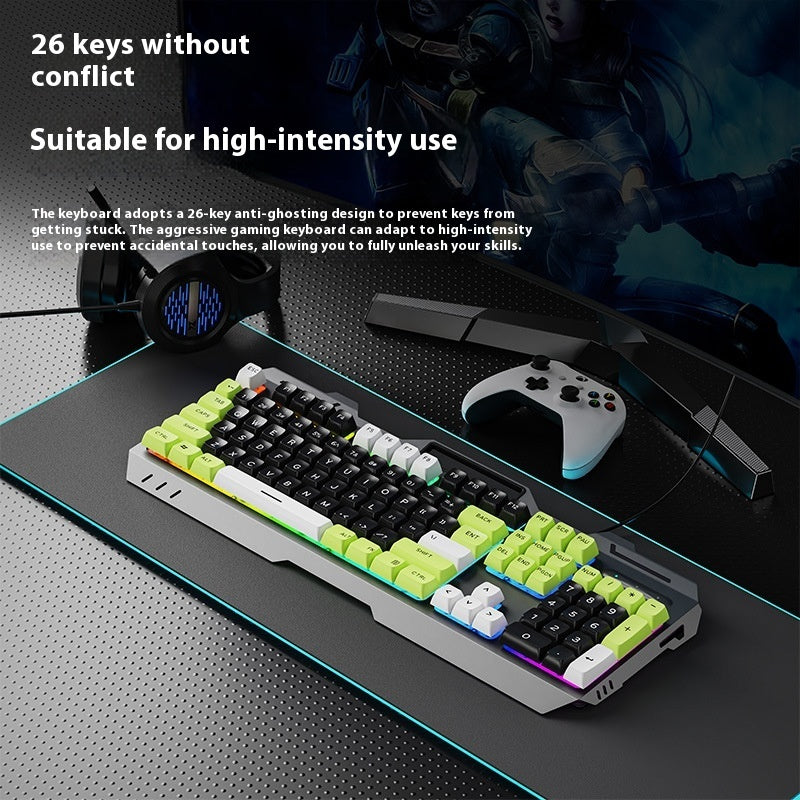 Electronic Computer Wired Keyboard